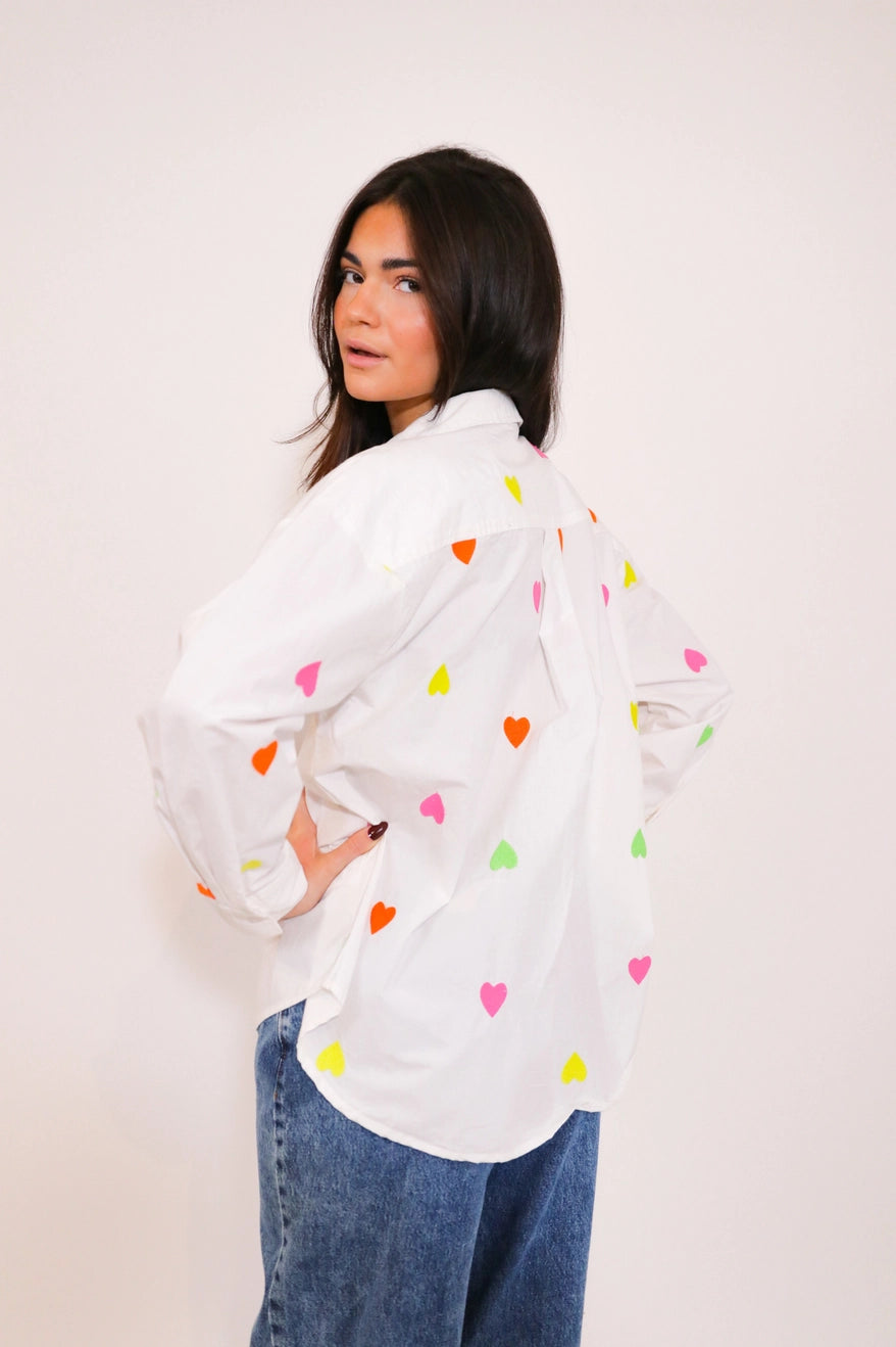 Heart on Your Sleeve Button Up