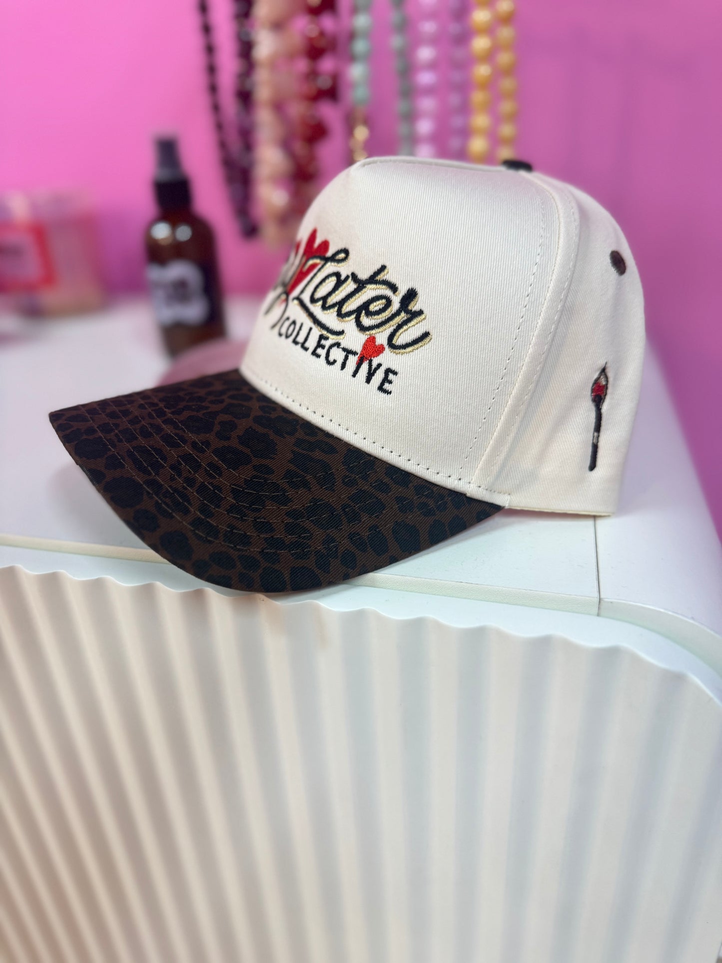 Cry Later Collective Hat - Hearts