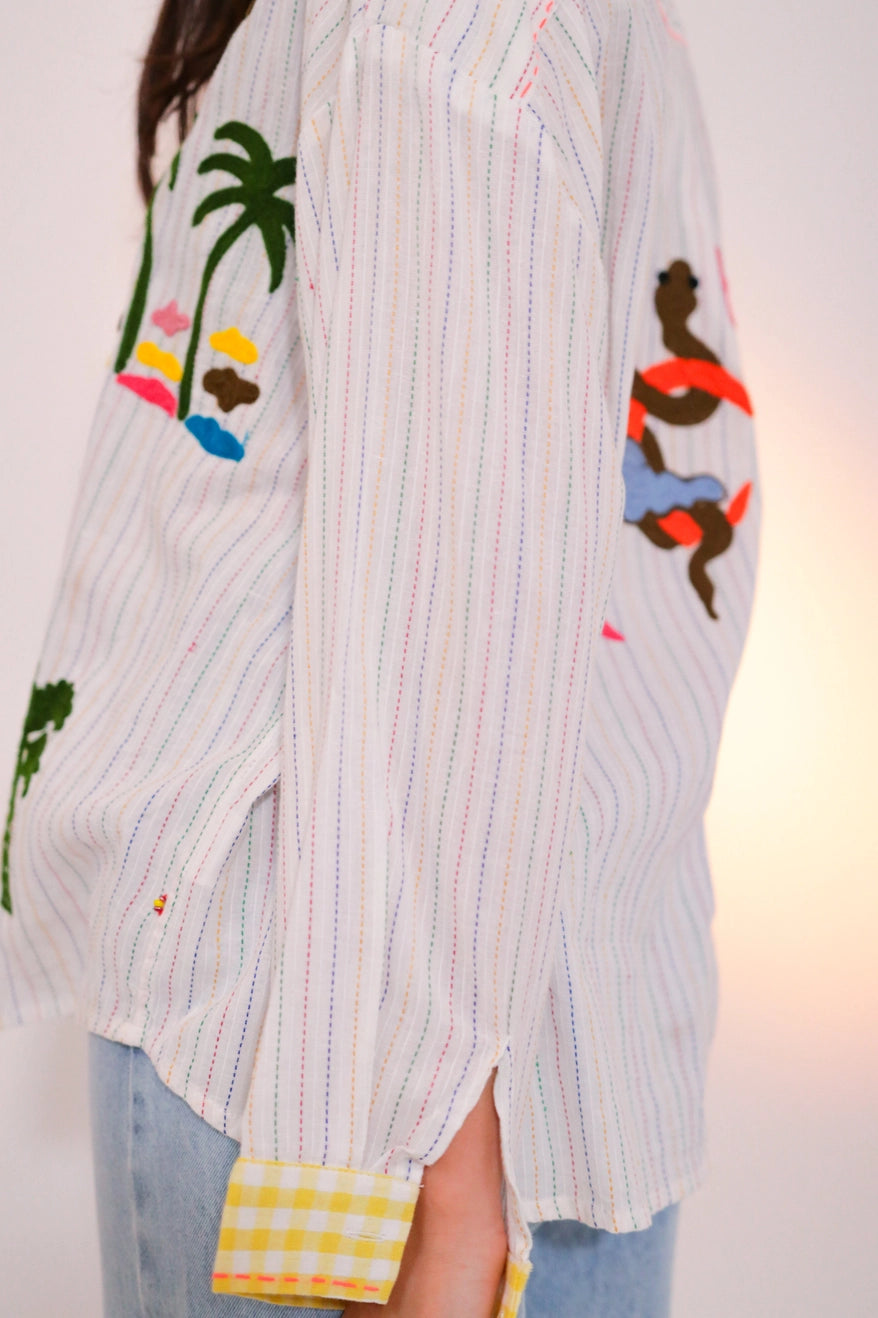 Sun Garden Button Down Shirt