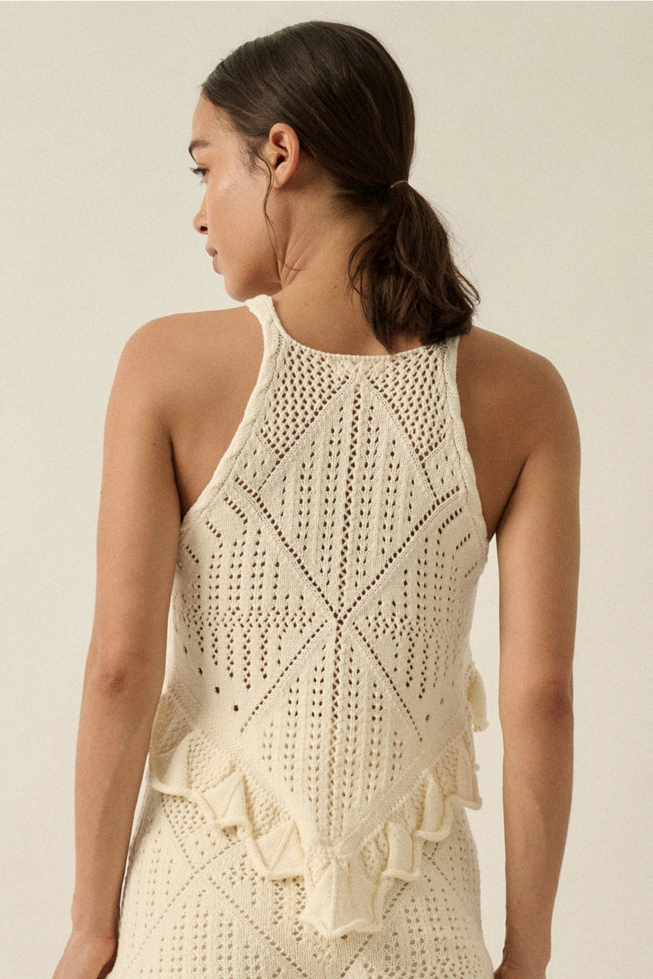 Coastal Breeze Crochet Tank