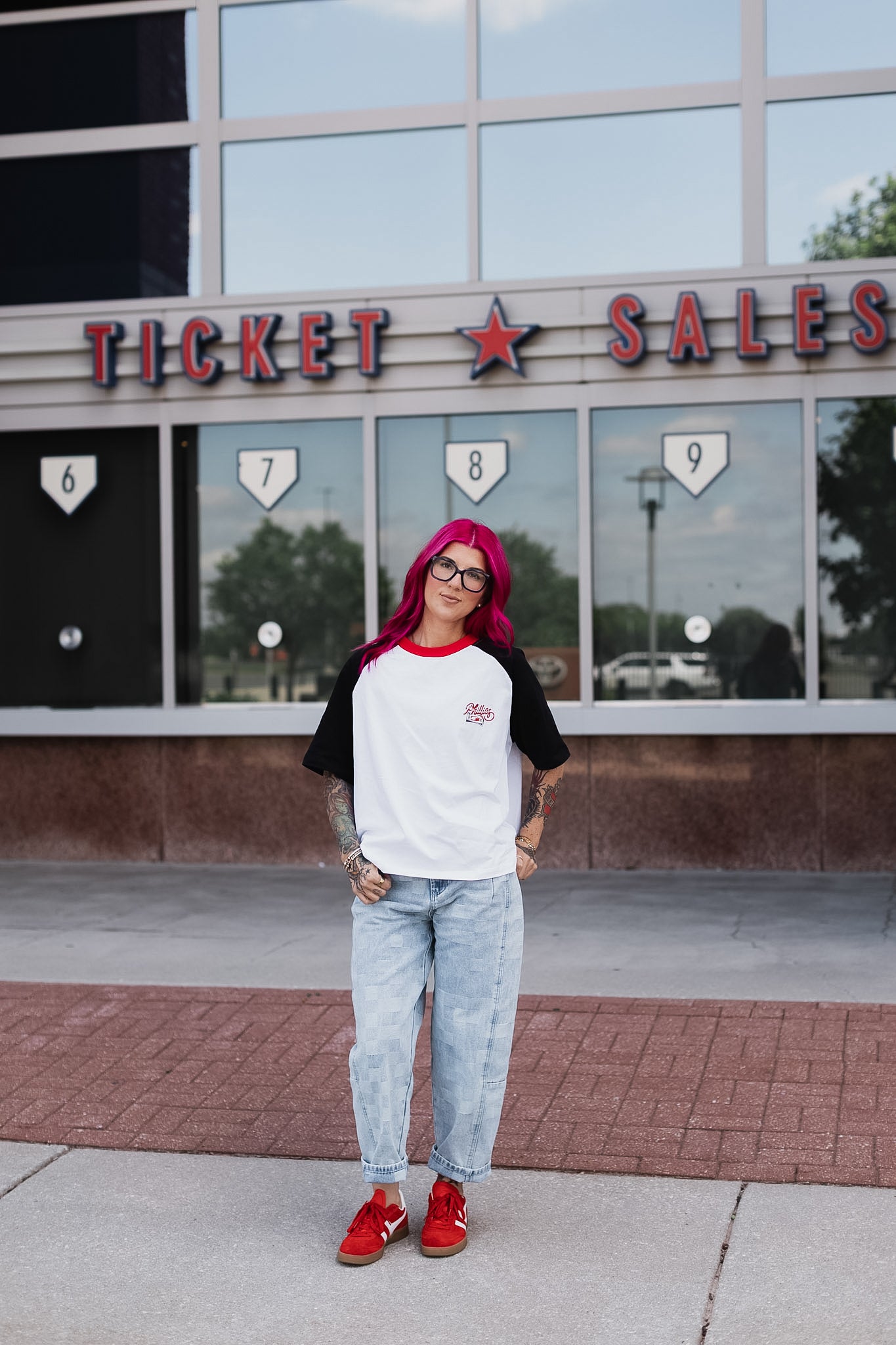 We Built This City Raglan Tee