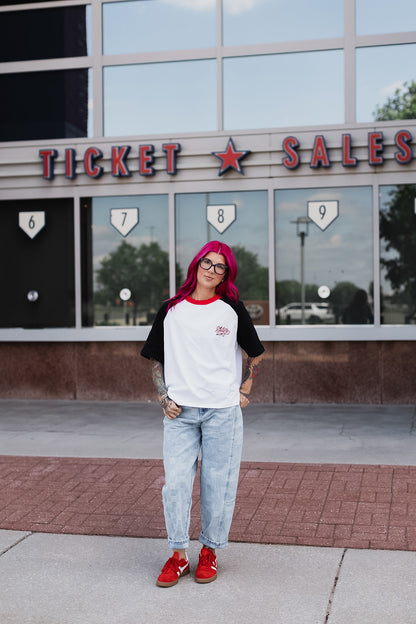 We Built This City Raglan Tee