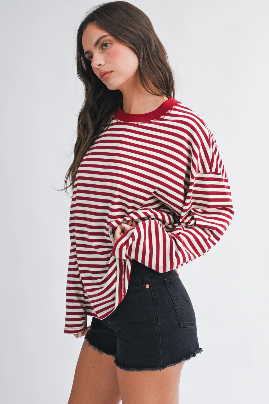 Easy Does It Striped Tee