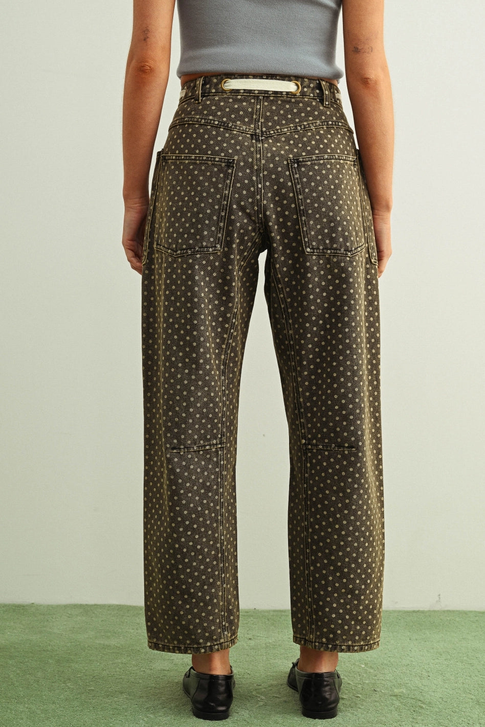Polka Dot Painter's Pant