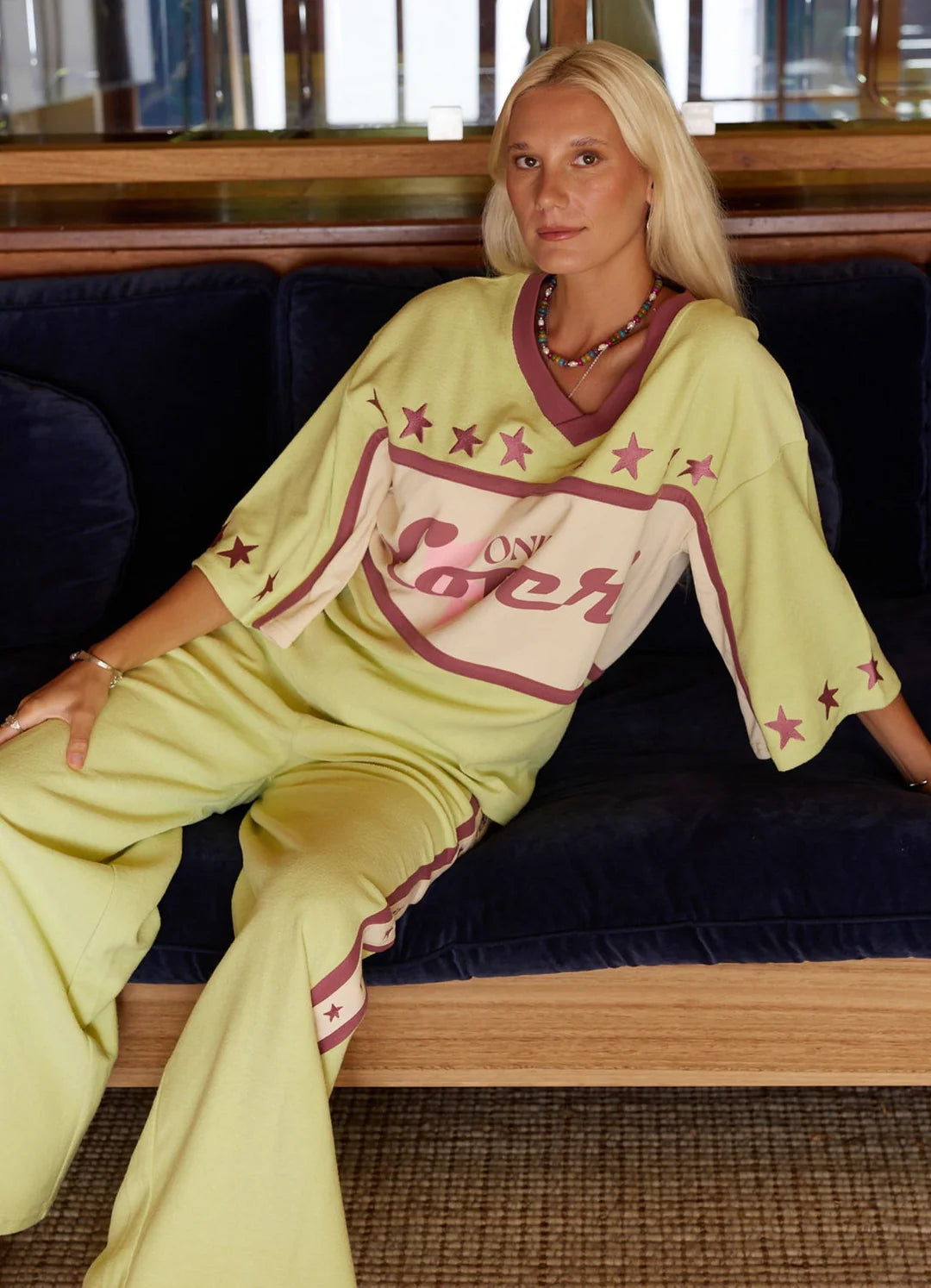 Surf League Jersey - Pistachio
