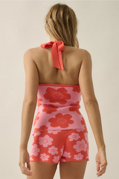 Floral Power Halter Top