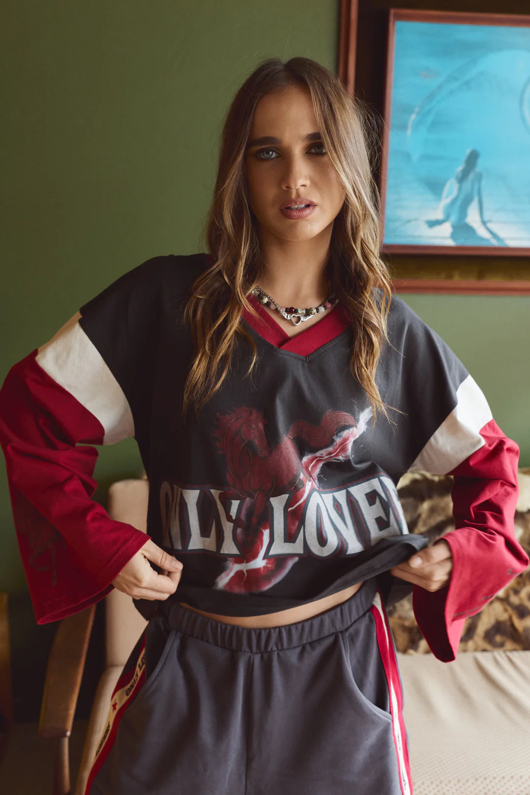 Mustang Long Sleeve Tee