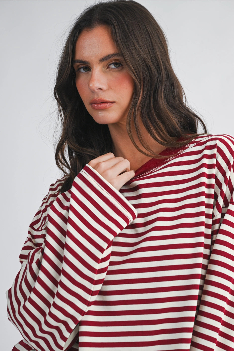 Easy Does It Striped Tee