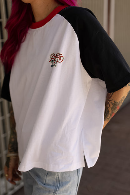 We Built This City Raglan Tee
