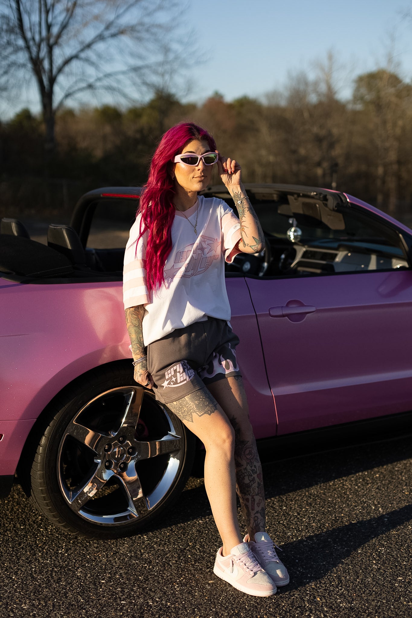 Cry Later Burnout Shorts
