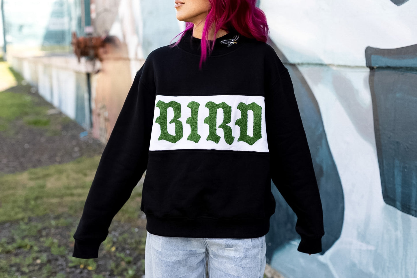 Bird Gang Mock Neck
