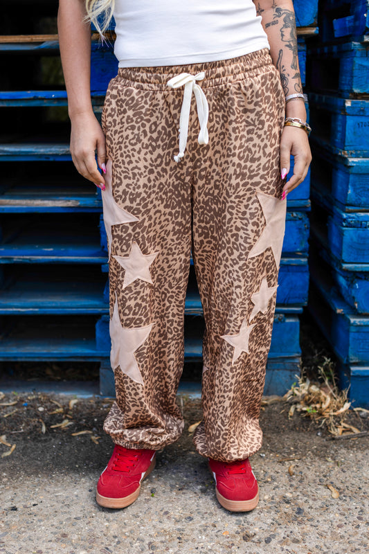 Lucky Leopard Joggers