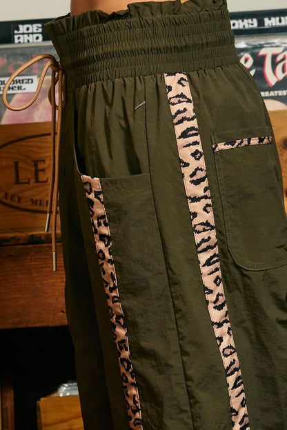 After Dark Leopard Track Pants