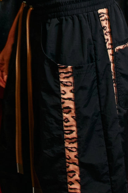 After Dark Leopard Track Pants