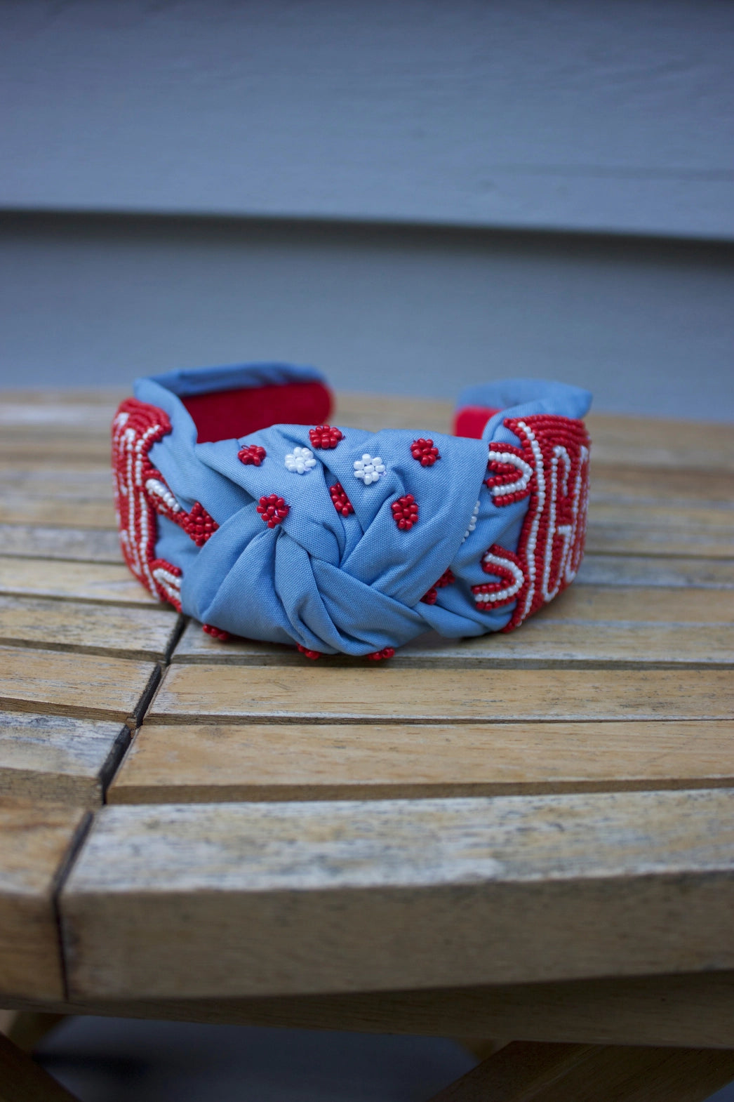 Philly Baseball Beaded Headband