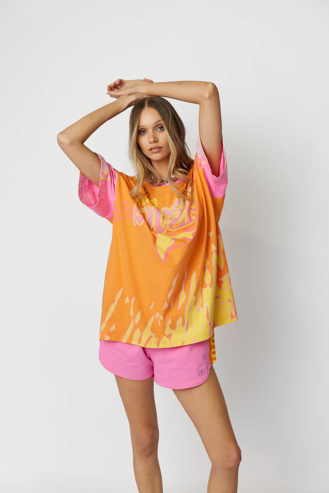 Wave Racer Tee - Coral
