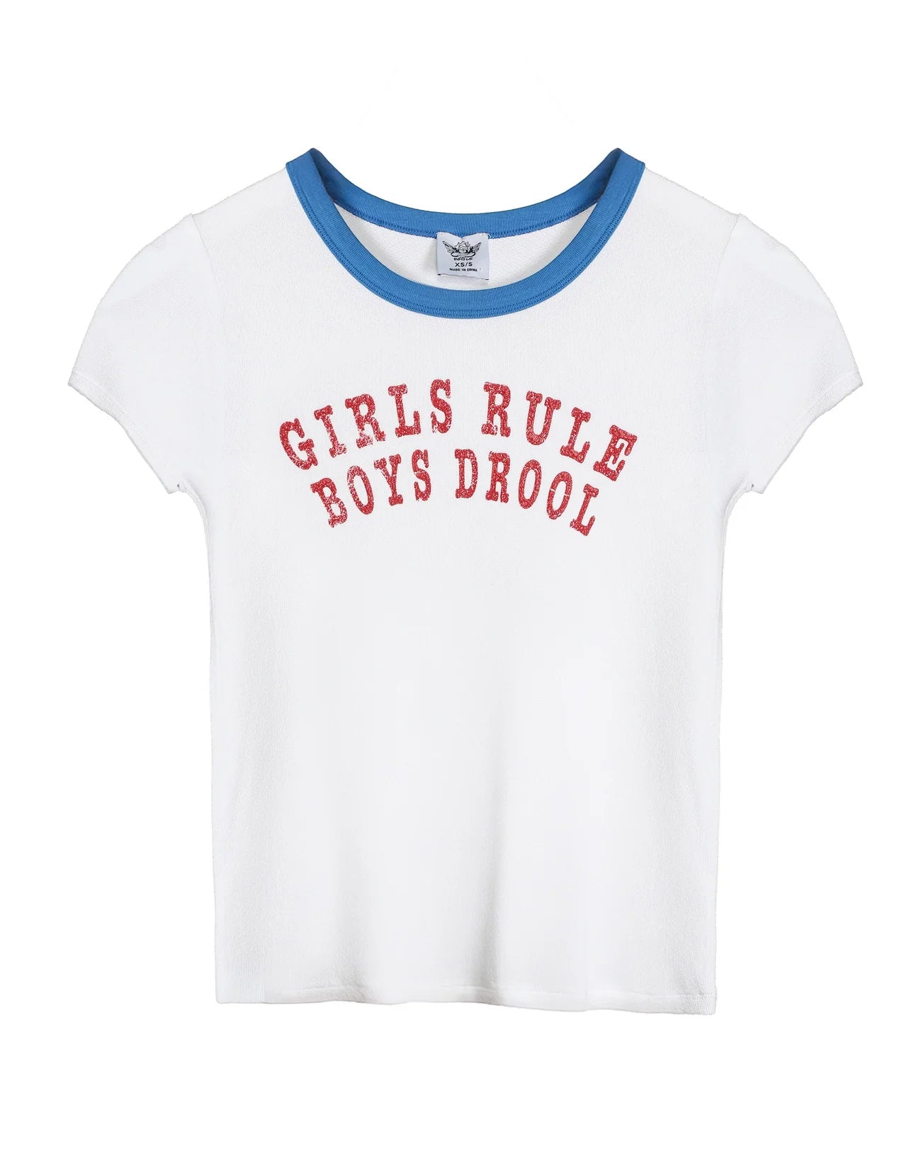 Girls Rule Boys Drool Baby Tee