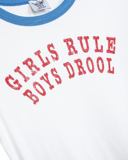 Girls Rule Boys Drool Baby Tee
