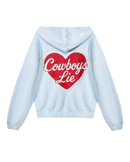 Cowboys Lie Racer Hoodie