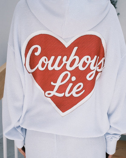 Cowboys Lie Racer Hoodie