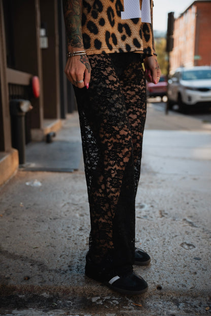 Lace Lined Pants