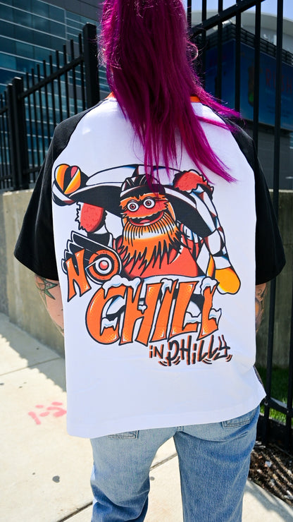 No Chill in Philly Raglan Tee