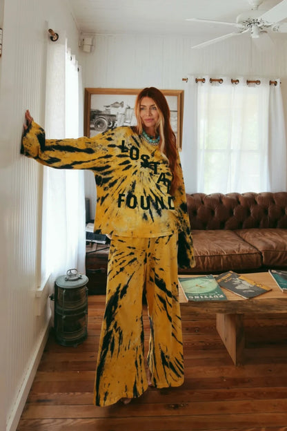 Lost & Found Tie-Dye Wide Leg Pant