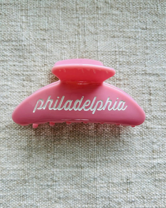 Pink Philly Claw Clip