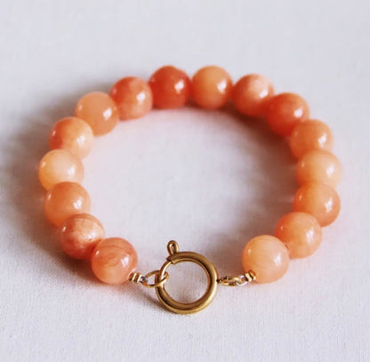 Natural Stone Bead Necklace XL