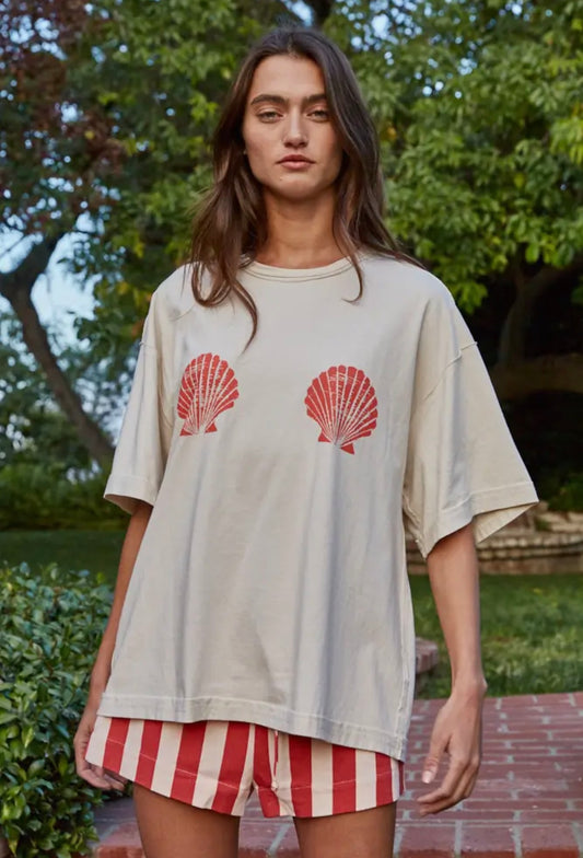 Shell Yeah Oversized Tee