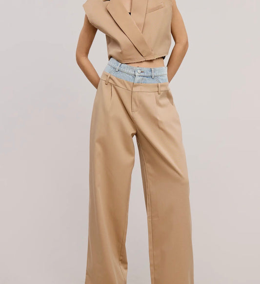 Party on the Top, Business on Bottom Pant