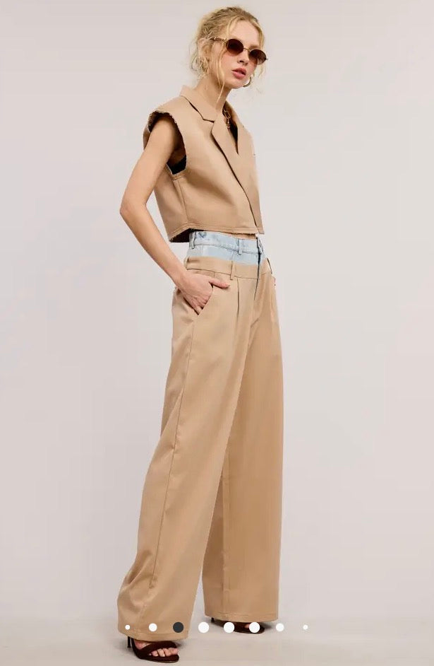 Party on the Top, Business on Bottom Pant