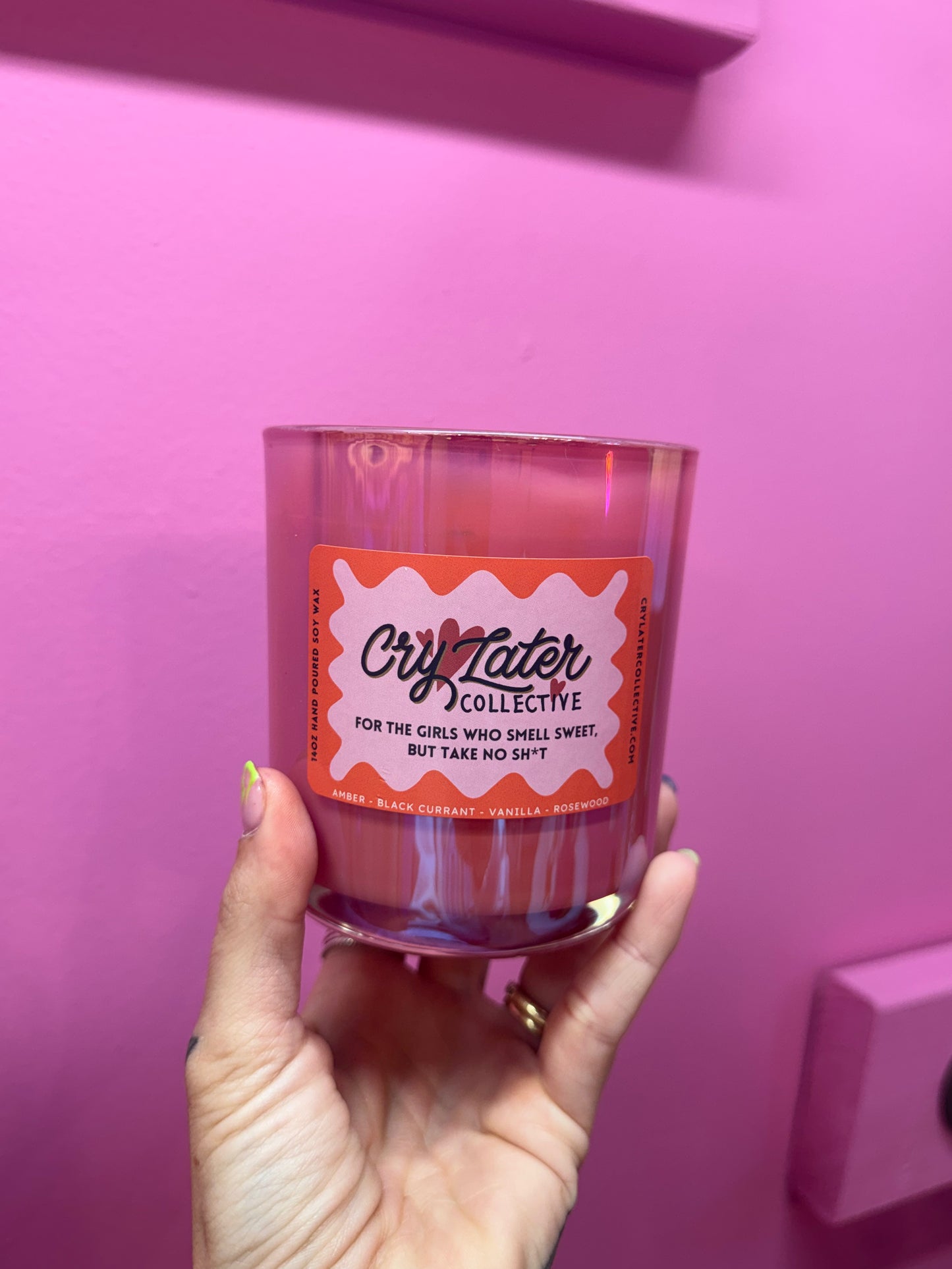 Too Sweet to Settle Cry Later Candle