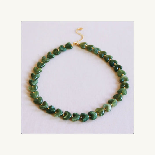 Beaded Heart Necklace