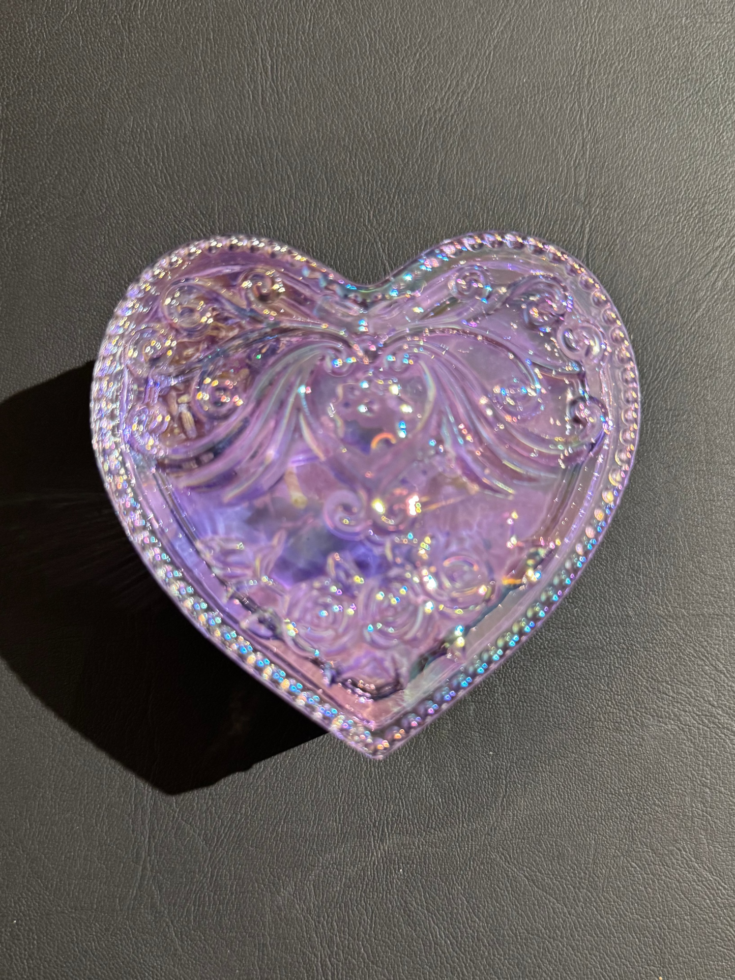 Cry Later Candle - Purple Heart