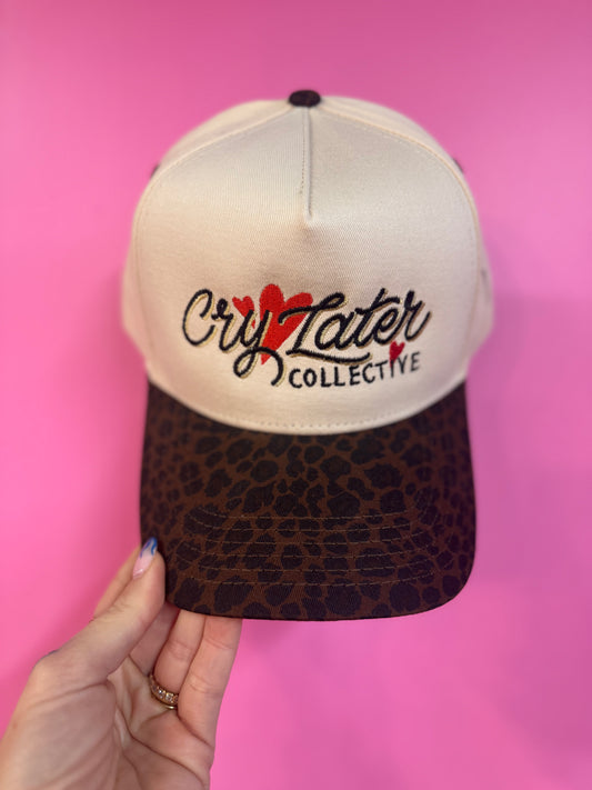 Cry Later Collective Hat - Hearts