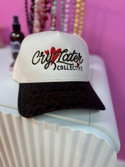 Cry Later Collective Hat - Hearts