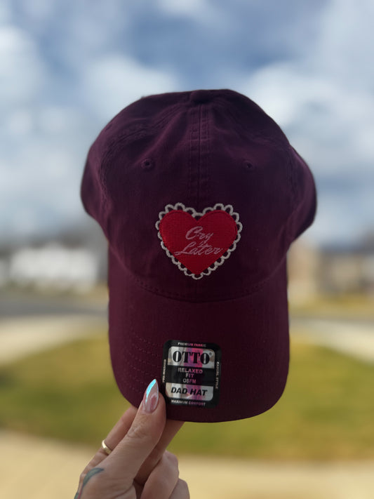 Cry Later Dad Hat