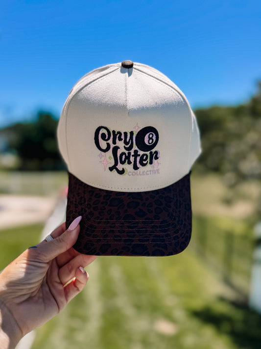 Cry Later Collective Hat - Leopard