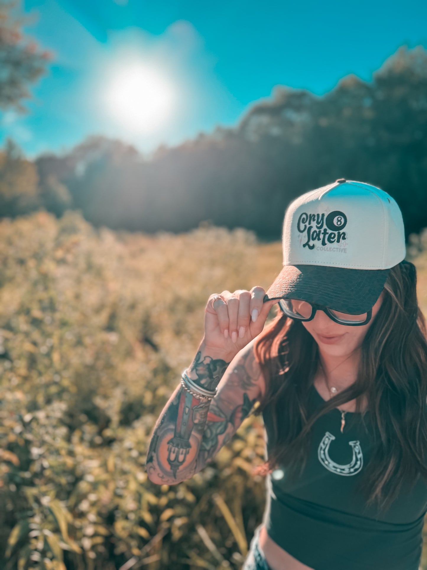 Cry Later Collective Hat - Leopard