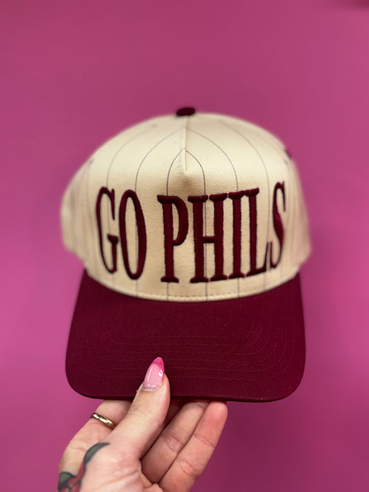 Go Phils Pinstripe Hat