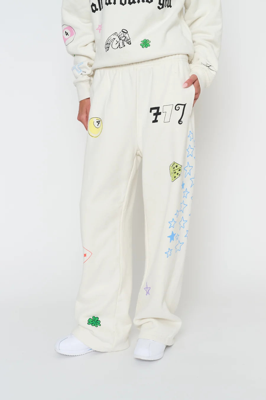Angels Surround You Wide Leg Sweatpants
