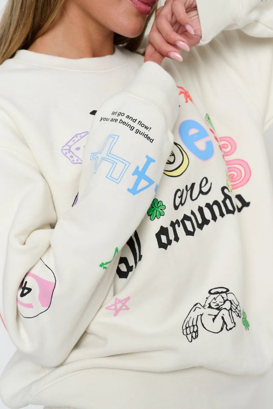 Angels Surround You Classic Crewneck