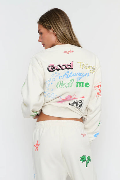 Angels Surround You Classic Crewneck
