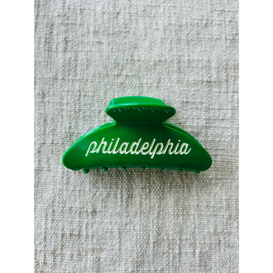 Kelly Green Philly Claw Clip