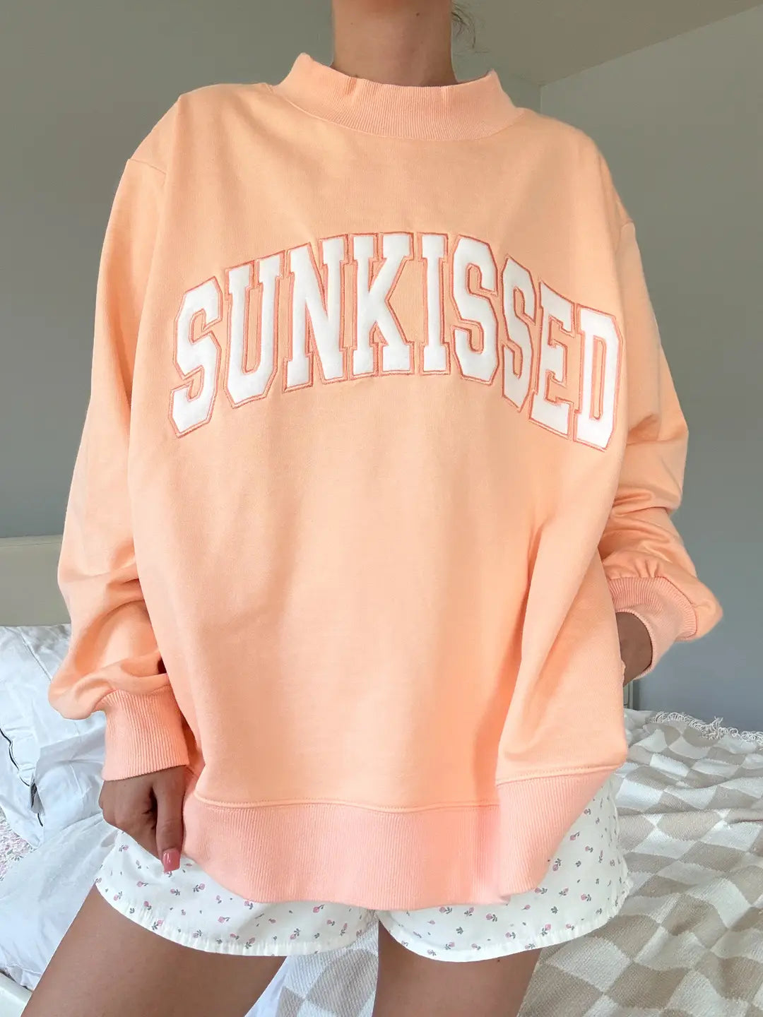 Sunkissed Mock Neck (Papaya)