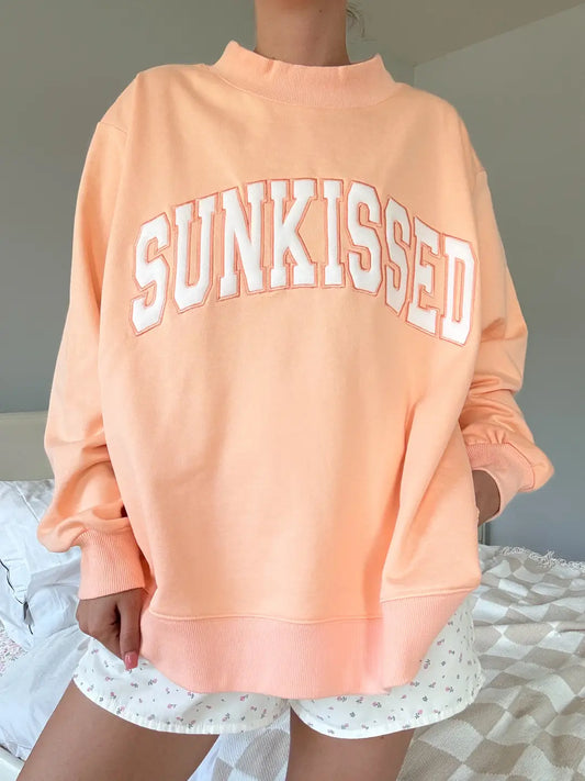 Sunkissed Mock Neck (Papaya)