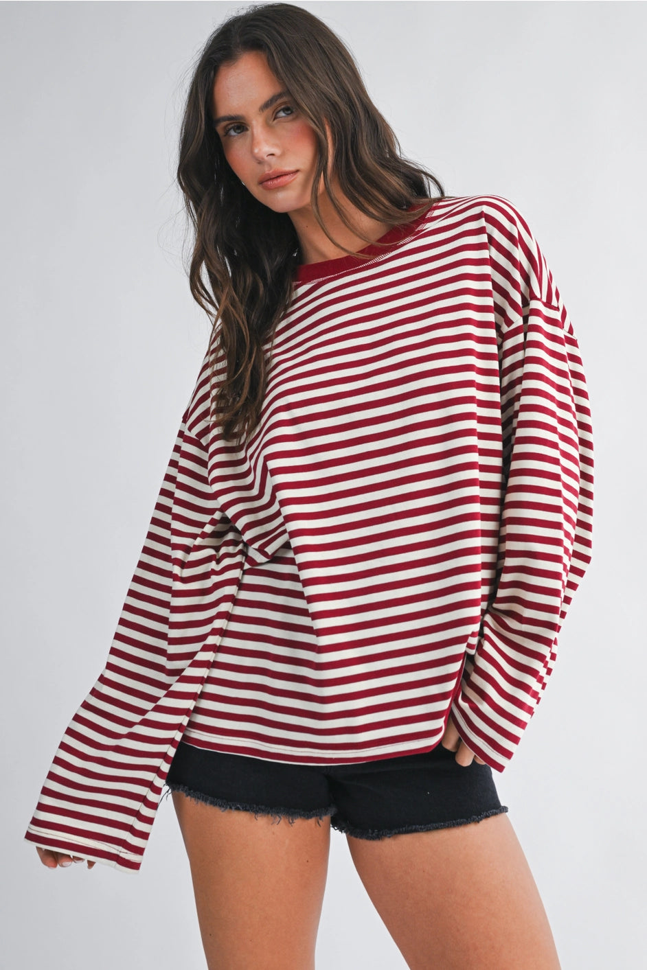 Easy Does It Striped Tee