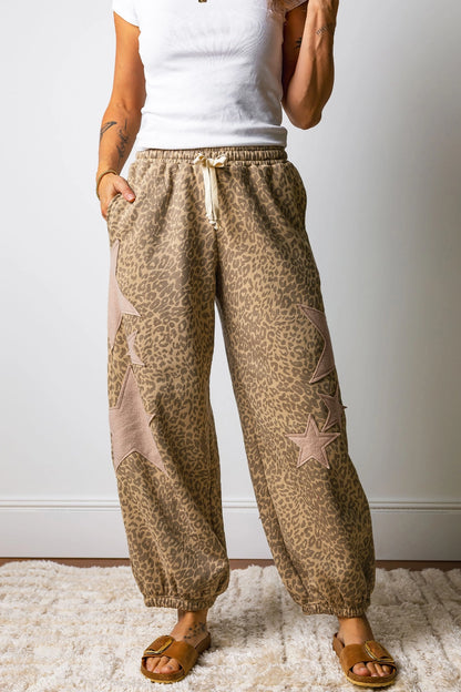 Lucky Leopard Joggers