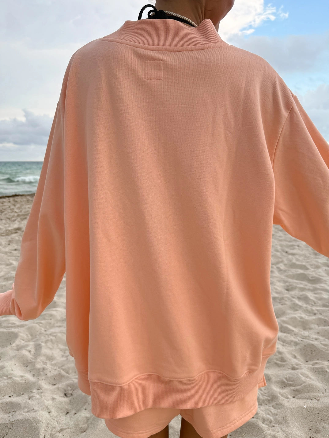 Sunkissed Mock Neck (Papaya)